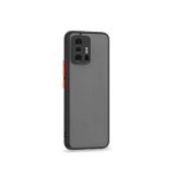 Microcase Xiaomi 11T London Serisi Buzlu Siyah Kılıf