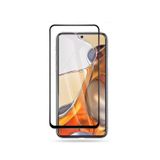Microcase Xiaomi 11T Pro Tam Kaplayan Çerçeveli Tempered Ekran Koruyucu - Siyah