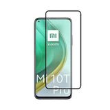 Microcase Xiaomi Mi 10T Pro Tam Kaplayan Çerçeveli Tempered Ekran Koruyucu - Siyah