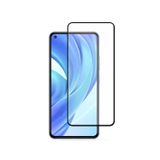 Microcase Xiaomi Mi 11 Lite - Mi 11 Youth Tam Kaplayan Çerçeveli Tempered Ekran Koruyucu - Siyah