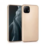 Microcase Xiaomi Mi 11 Premium Matte Silikon Gold Kılıf