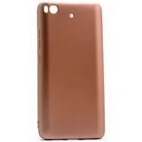 Microcase Xiaomi Mi 5S Premium Mat Silikon Tempered Cam + Altın Kılıf