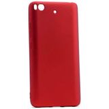 Microcase Xiaomi Mi 5S Premium Mat Silikon Tempered Cam + Kırmızı Kılıf