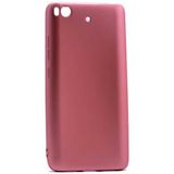 Microcase Xiaomi Mi 5S Premium Mat Silikon Tempered Cam + Pembe Kılıf
