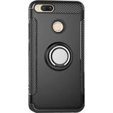 Microcase Xiaomi Mi 5X A1 Yüzük Standlı Armor Silikon Tempered Cam + Kılıf