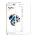 Microcase Xiaomi Mi 5X / Mi A1 Tam Kaplayan Çerçeveli Tempered Ekran Koruyucu - Beyaz