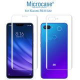 Microcase Xiaomi Mi 8 Lite Full Ön Arka Kaplama TPU Soft Koruma Film