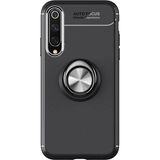 Microcase Xiaomi Mi 9 Focus Serisi Yüzük Standlı Siyah Silikon Kılıf