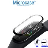 Microcase Xiaomi Mi Band 5 Tam Kaplayan Kavisli 3d Ekran Koruyucu Pet Film - Siyah