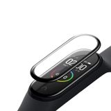 Microcase Xiaomi Mi Band 6 Tam Kaplayan Kavisli 3d Ekran Koruyucu Pet Film - Siyah