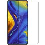 Microcase Xiaomi Mi Mix 3 Tam Kaplayan Çerçeveli Tempered Ekran Koruyucu - Siyah