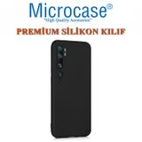 Microcase Xiaomi Mi Note 10 - Mi Note 10 Pro Premium Matte Silikon Kılıf - Siyah