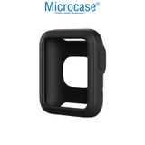 Microcase Xiaomi Mi Watch Lite Önü Açık Tasarım Yumuşak Silikon Kılıf - Siyah