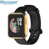 Microcase Xiaomi Mi Watch Lite Önü Kapalı Tasarım Yumuşak Silikon Kılıf - Rose Gold
