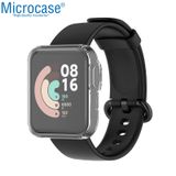 Microcase Xiaomi Mi Watch Lite Önü Kapalı Tasarım Yumuşak Silikon Kılıf - Şeffaf