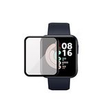 Microcase Xiaomi Mi Watch Lite Tam Kaplayan 3d Pet Film Siyah Kavisli Ekran Koruyucu