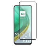 Microcase Xiaomi Mi10t Pro Tam Kaplayan Çerçeveli Tempered Ekran Koruyucu - Siyah