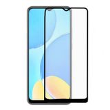 Microcase Xiaomi Poco C51 Tam Kaplayan Çerçeveli Tempered Ekran Koruyucu - Siyah AL3276