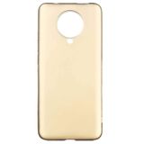 Microcase Xiaomi Poco F2 Pro Premium Matte Silikon Kılıf - Gold