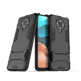 Microcase Xiaomi Poco F2 Pro - Redmi K30 Pro Alfa Armor Standlı Perfect Koruma Kılıf - Siyah