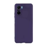 Microcase Xiaomi Poco F3 Premium Matte Silikon Kılıf - Lacivert