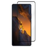 Microcase Xiaomi Poco F5 Pro/Redmi K60 / K60 Pro ile uyumlu Tam Kaplayan Çerçeveli Tempered Ekran Koruyucu - Siyah AL3276