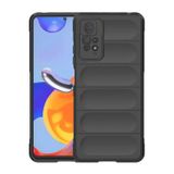 Microcase Xiaomi Poco M4 Pro 5G Miami Serisi Darbeye Dayanıklı Silikon Kılıf - Koyu Gri