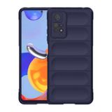 Microcase Xiaomi Poco M4 Pro 5G Miami Serisi Darbeye Dayanıklı Silikon Kılıf - Lacivert