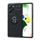 Microcase Xiaomi Poco x5 Pro 5G Focus Serisi Yüzük Standlı Silikon Kılıf - Siyah AL3363