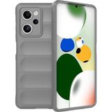 Microcase Xiaomi Poco X5 Pro Miami Serisi Darbeye Dayanıklı Silikon Kılıf - AL3420 (Açık Gri)