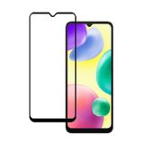 Microcase Xiaomi Redmi 10A Tam Kaplayan Çerçeveli Tempered Ekran Koruyucu - Siyah AL3276