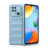 Microcase Xiaomi Redmi 10C Miami Serisi Darbeye Dayanıklı Silikon Kılıf - Açık Mavi