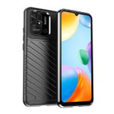 Microcase Xiaomi Redmi 10C Thunder Serisi Darbeye Dayanıklı Silikon Kılıf - Siyah