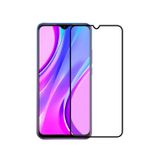 Microcase Xiaomi Redmi 9A Sport Tam Kaplayan Çerçeveli Tempered Ekran Koruyucu - Siyah