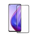 Microcase Xiaomi Redmi K40 Tam Kaplayan Çerçeveli Tempered Ekran Koruyucu - Siyah