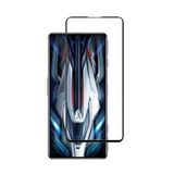Microcase Xiaomi Redmi K50 Gaming Tam Kaplayan Çerçeveli Tempered Ekran Koruyucu - Siyah