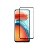 Microcase Xiaomi Redmi Note 10 Pro 5G Tam Kaplayan Çerçeveli Tempered Ekran Koruyucu - Siyah
