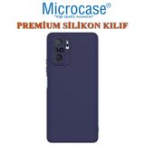 Microcase Xiaomi Redmi Note 10s Premium Matte Silikon Kılıf - Lacivert