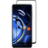 Microcase Xiaomi Redmi Note 11 SE Tam Kaplayan Çerçeveli Tempered Ekran Koruyucu - Siyah
