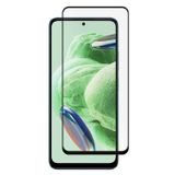 Microcase Xiaomi Redmi Note 12 Global için Tam Kaplayan Çerçeveli Tempered Ekran Koruyucu - Siyah AL3276