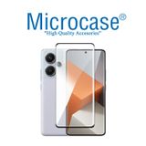 Microcase Xiaomi Redmi Note 13 pro 5g plus 3D Curved Tam Kaplayan Kavisli Tempered Cam Ekran Koruyucu - AL3282