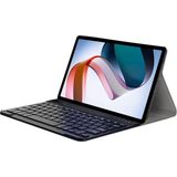 Microcase Xiaomi Redmi Pad 10.61 Inch Tablet Bluetooth Klavyeli Standlı Kılıf - Bkk4 - Siyah