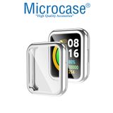 Microcase Xiaomi Redmi Watch 2 Lite Gl Önü Kapalı Tasarım Yumuşak Silikon Kılıf - Gümüş