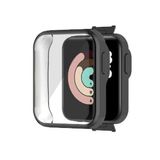 Microcase Xiaomi Redmi Watch 2 Lite Gl Önü Kapalı Tasarım Yumuşak Silikon Kılıf - Siyah