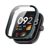 Microcase Xiaomi Redmi Watch 4 Ekran Korumalı Sert Rubber Kılıf - AL3173 (Yeşil)