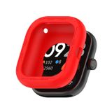 Microcase Xiaomi Redmi Watch 4 Önü Açık Tasarım Silikon Kılıf - AL3172 (Kırmızı)