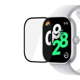 Microcase Xiaomi Redmi Watch 4 Tam Kaplayan Kavisli Ekran Koruyucu 3D Pet Film - Siyah AL3385