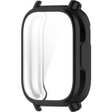 Microcase Xiaomi Redmi Watch 5 Active Için Önü Kapalı Silikon Kılıf - AL3173 - Koyu Siyah