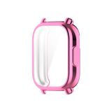 Microcase Xiaomi Redmi Watch 5 Active için Önü Kapalı Silikon Kılıf - AL3173 (PEMBE)