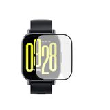 Microcase Xiaomi Redmi Watch 5 Active Tam Kaplayan Kavisli Ekran Koruyucu 3D Pet Film - Siyah AL3385